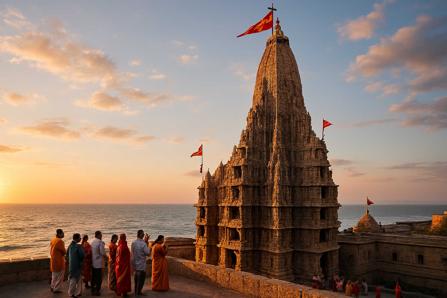 Dwarkadhish Temple – Krishna’s Kingdom